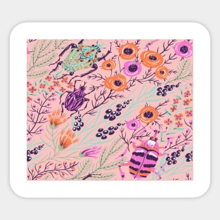 Nature Insect Pattern Sticker